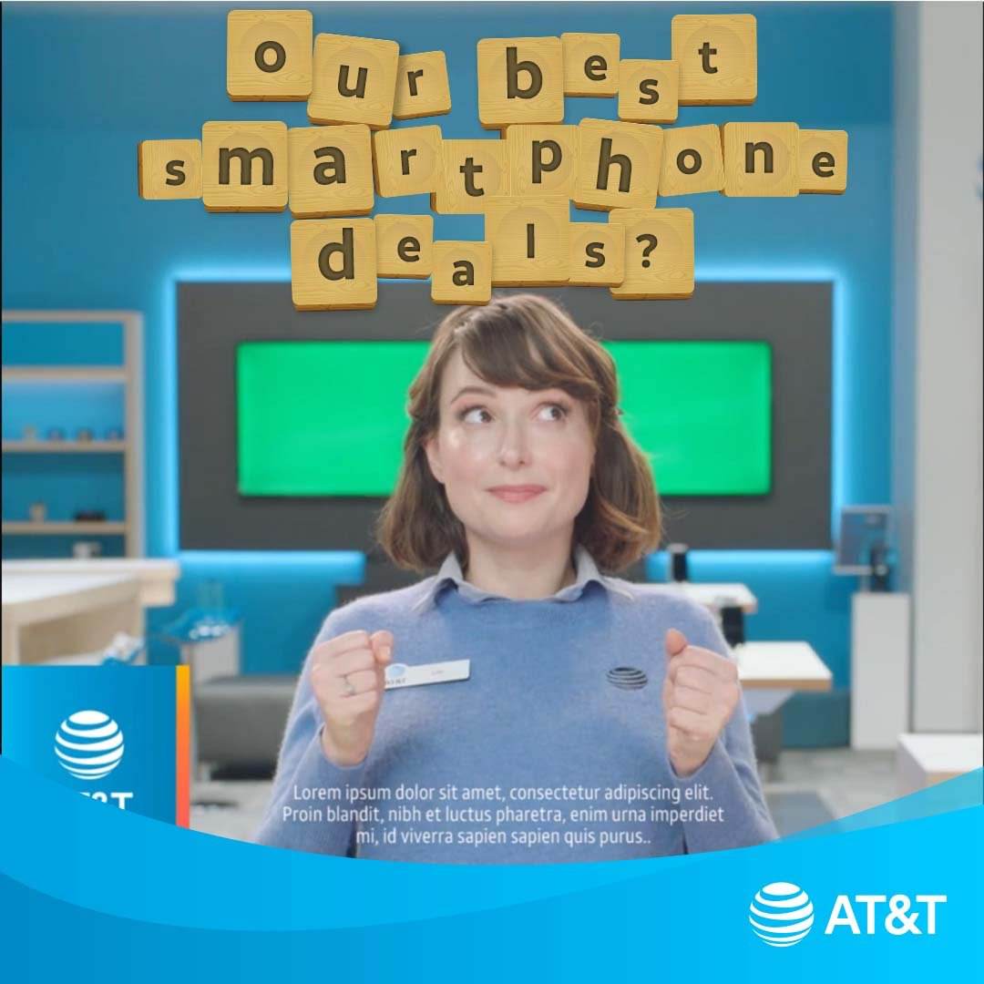 Lily spot concept. Direction 2, letter tiles: our best smartphone deals?