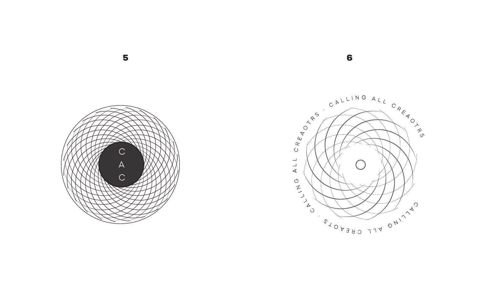 Concept phase, the logo studies, 5 of 9