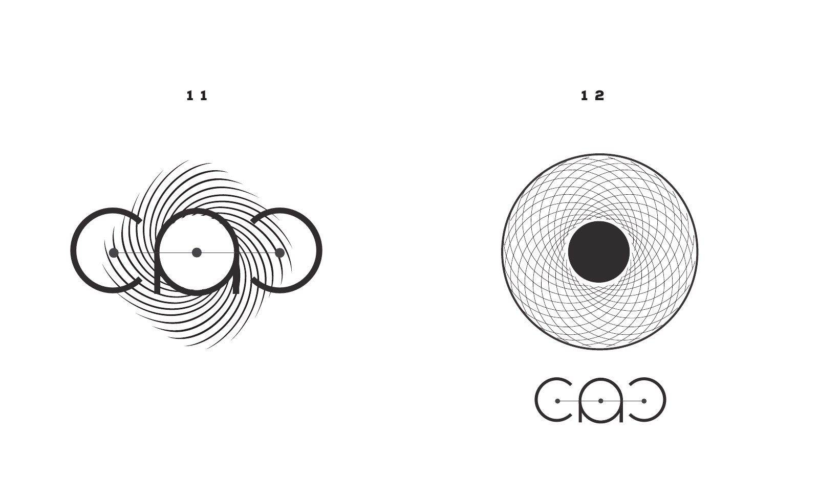 Concept phase, the logo studies, 7 of 9
