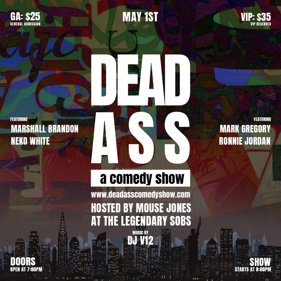 Square show flyer for May 1st, hosted by Mouse Jones at the legendary SOBs