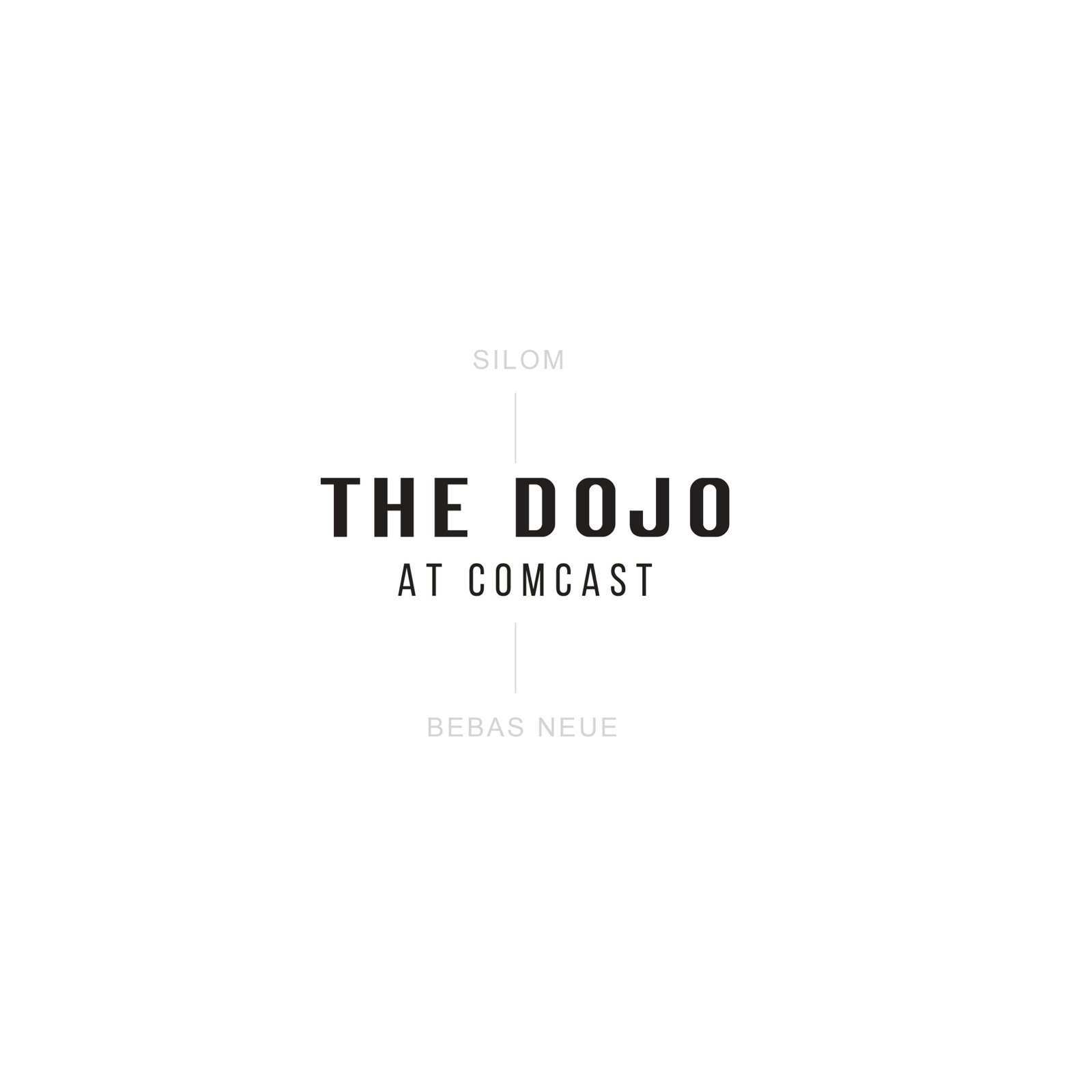 Type pairing study: The Dojo in Silom over At Comcast in Bebas Neue