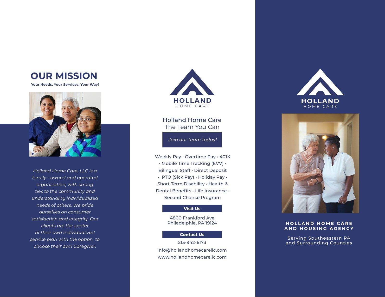 The trifold, 1 of 2