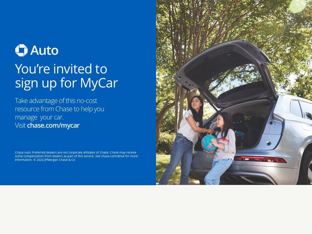 Chase ATM screen: Auto, You’re invited to sign up for MyCar