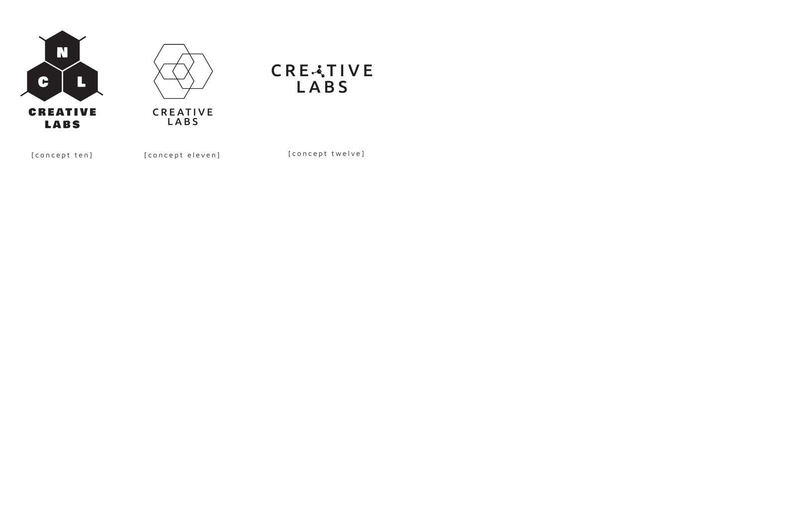 Creative Labs mark concepts ten to twelve