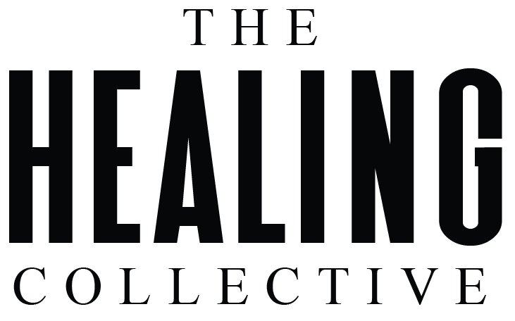 Concept: The Healing Collective stacked in a condensed bold
