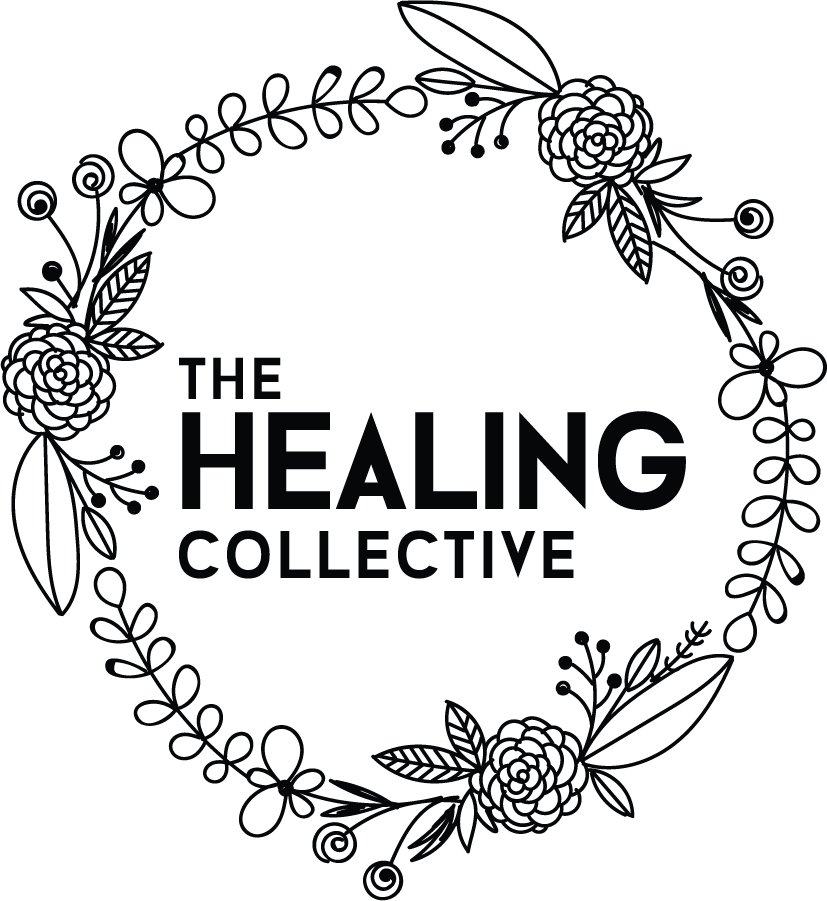 Concept: the wordmark inside a hand-drawn floral wreath