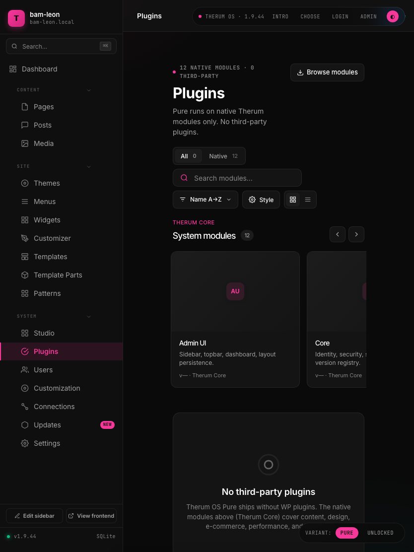 Plugins, tablet
