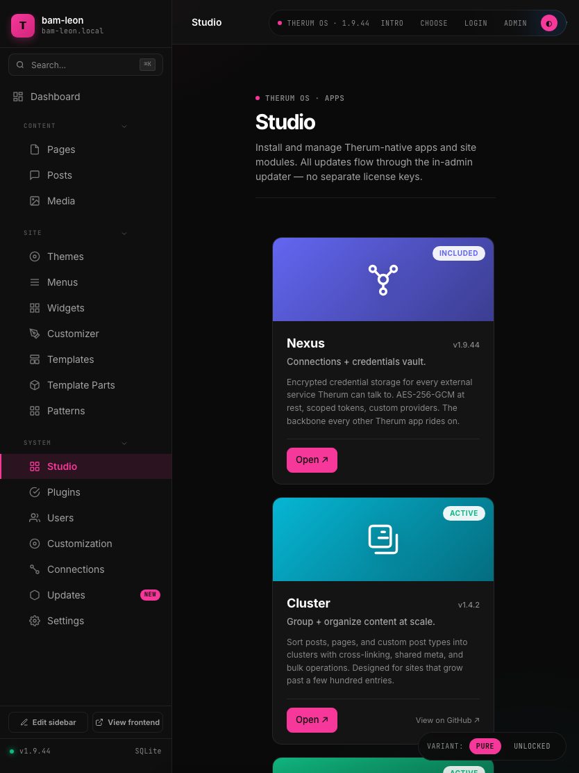 Studio, tablet
