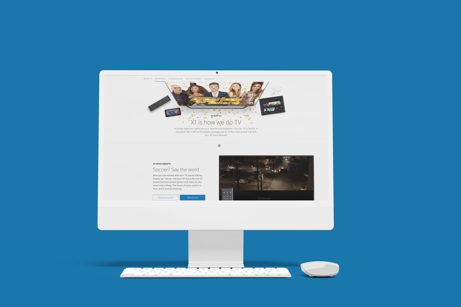 Comcast / Xfinity, design system + service network templates