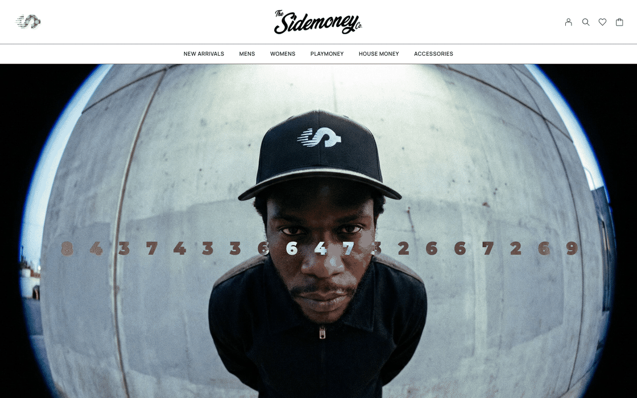 sidemoney.co, homepage