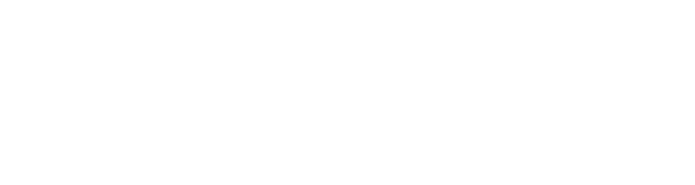 The signature in white