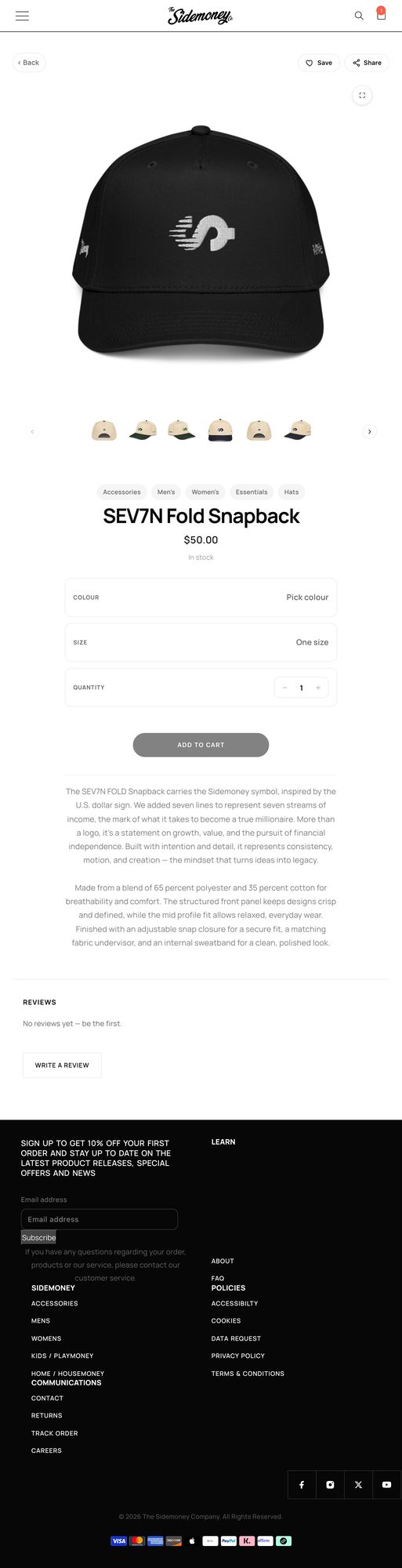 sidemoney.co, Product, Tablet