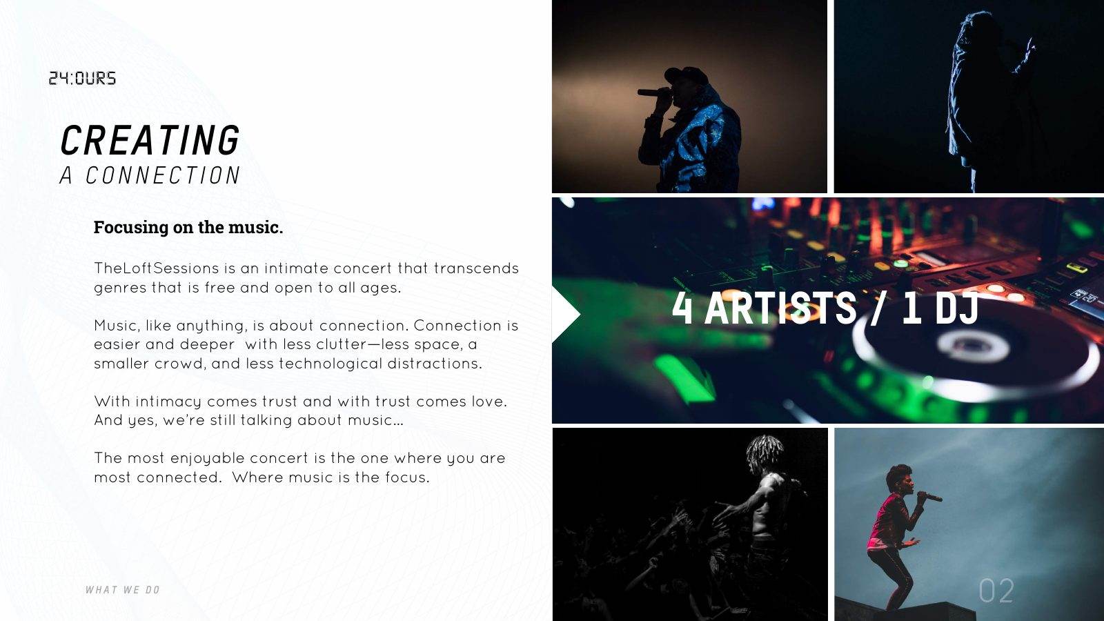 The Loft Sessions deck, 3 of 9