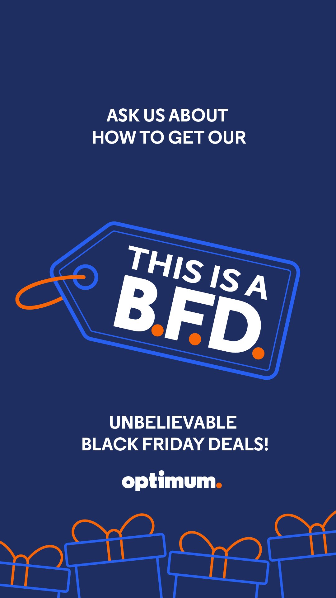B.F.D. tag, vertical