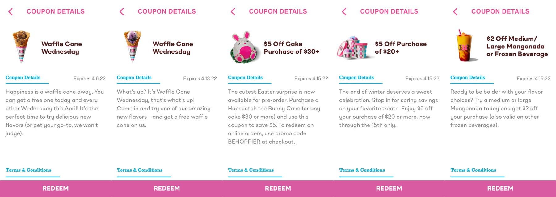 $2 off a frozen beverage