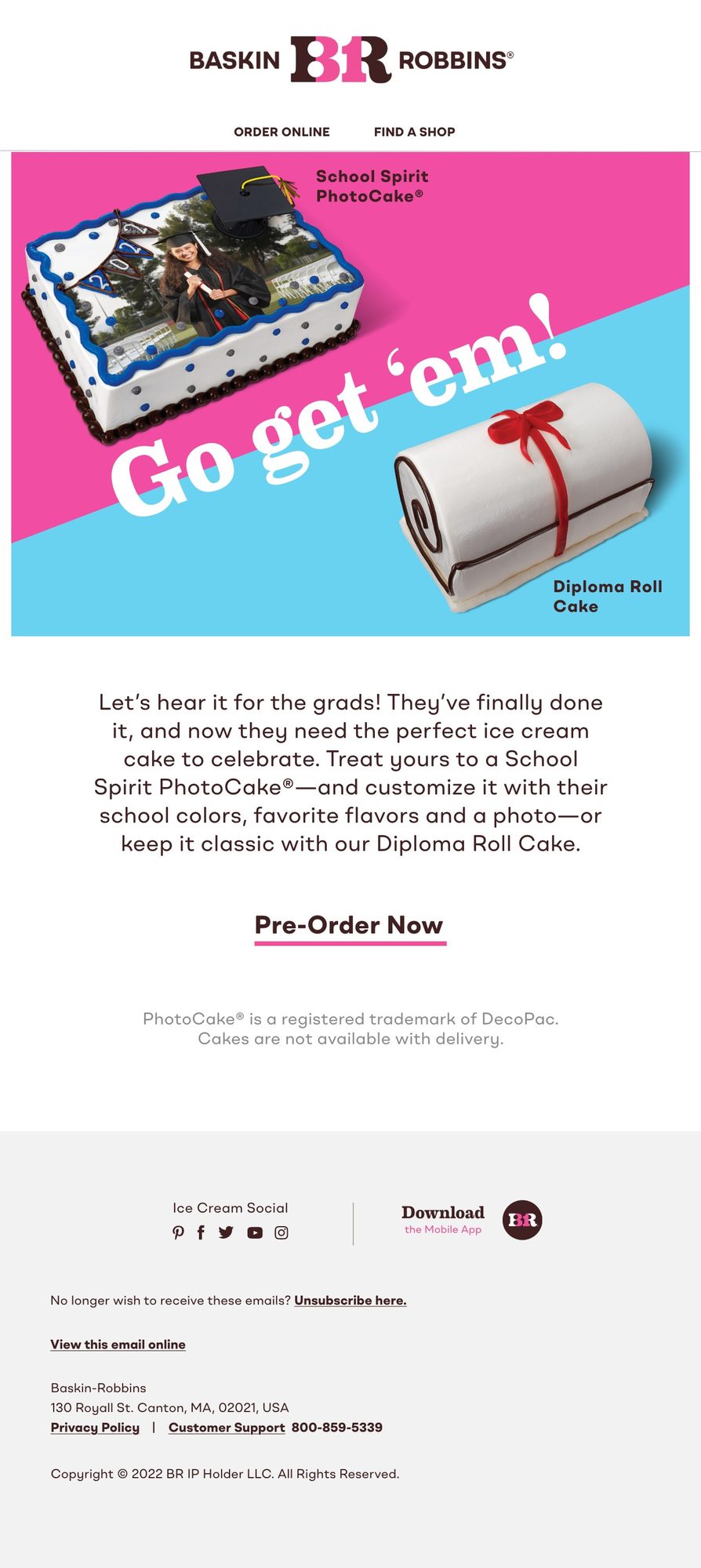 Graduation cakes, 21 April