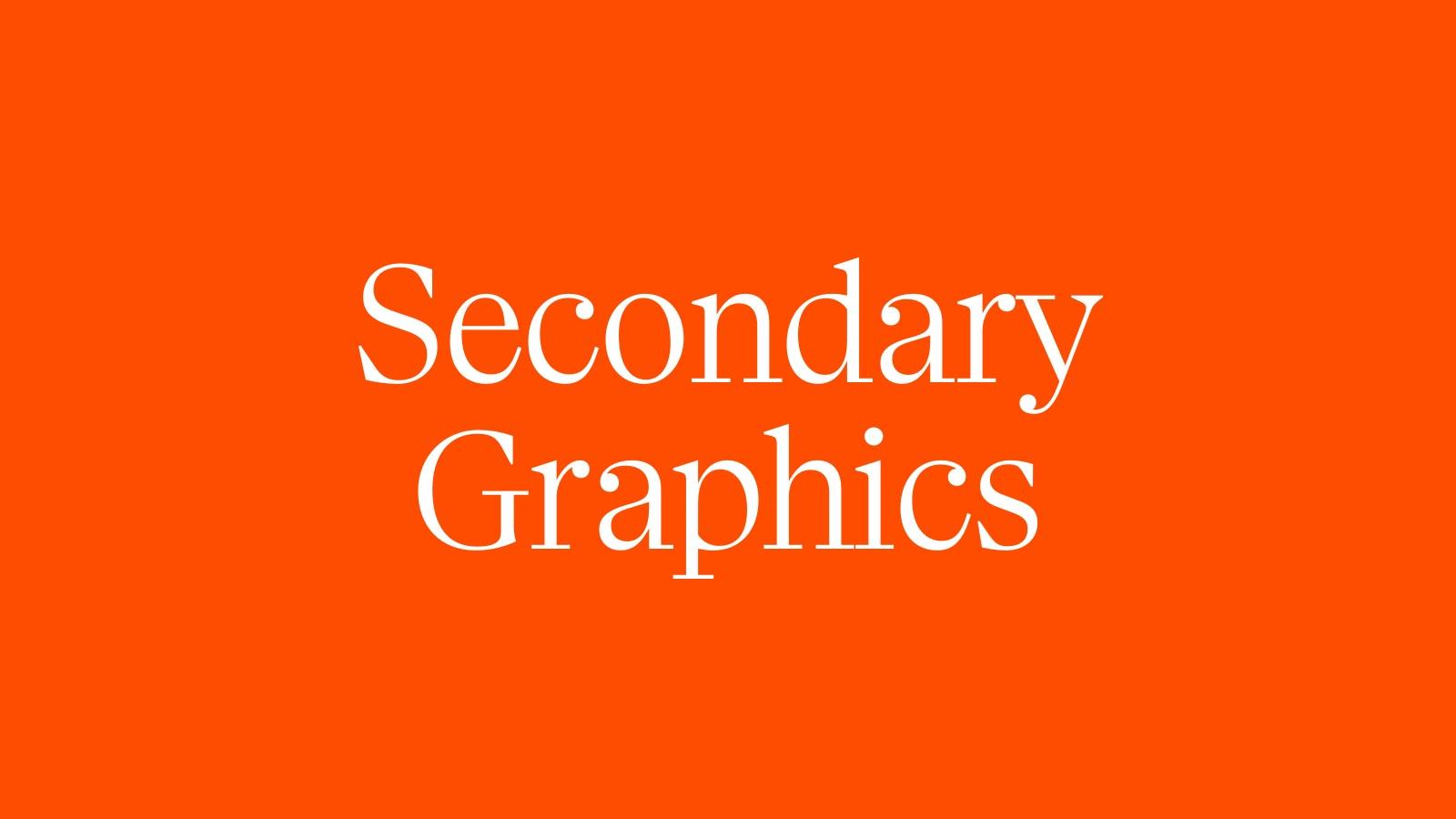 Brand Guidelines page Secondary graphics: the illustration system