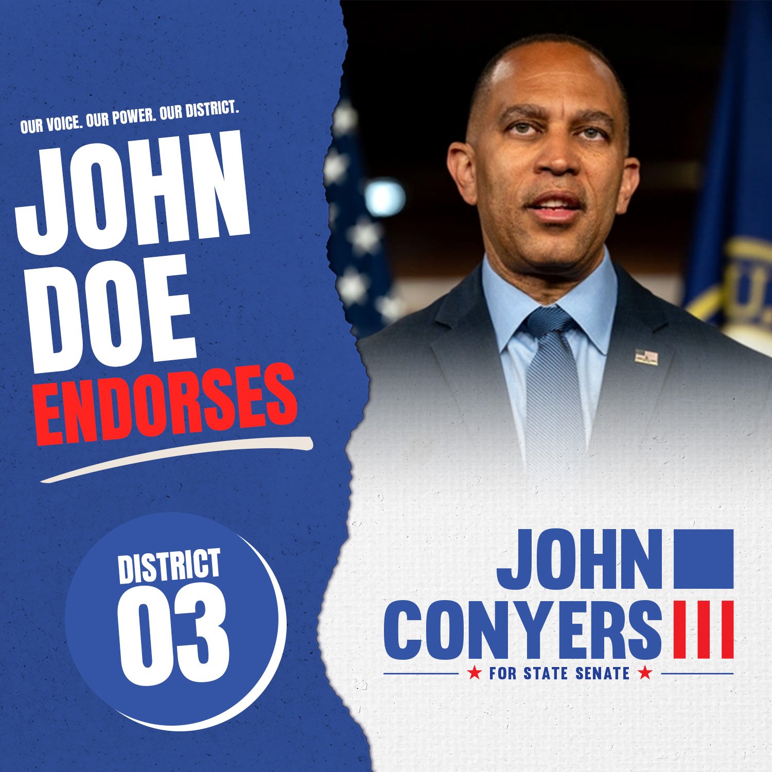 Endorsement graphic, version A, square