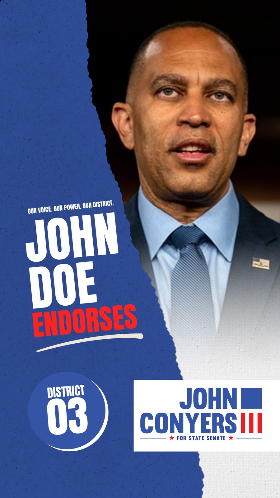 Endorsement graphic, version A, story