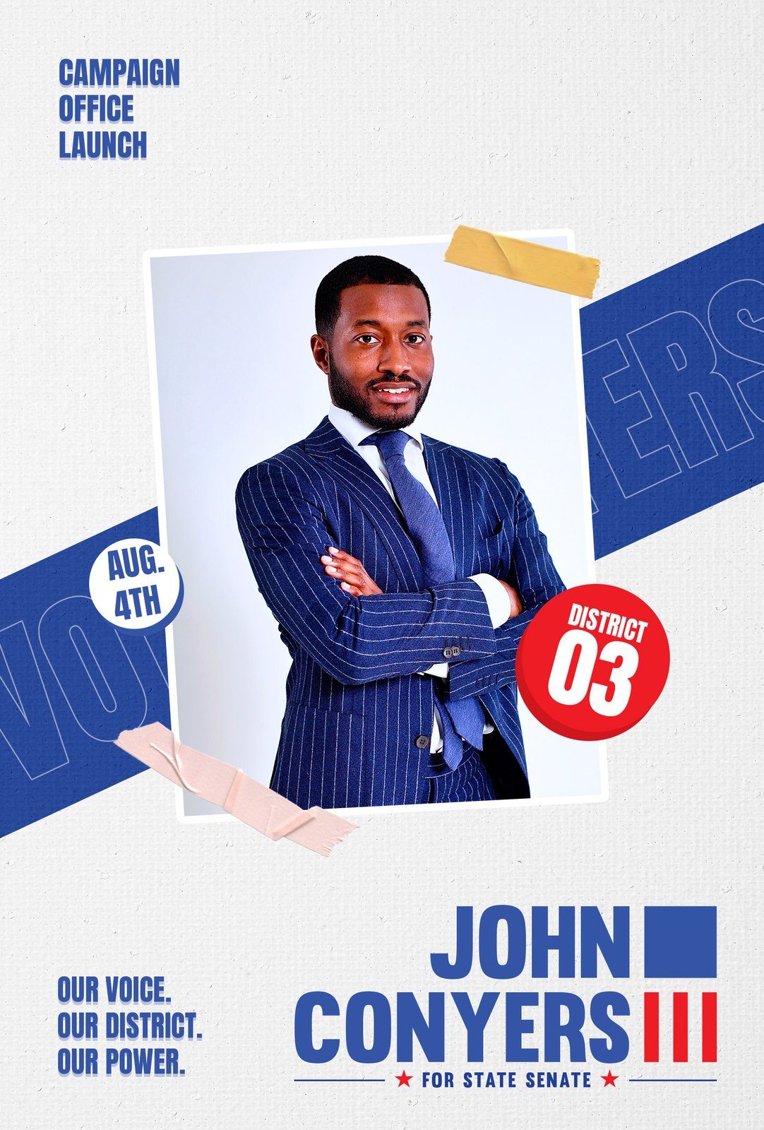 Campaign flyers, version A, story