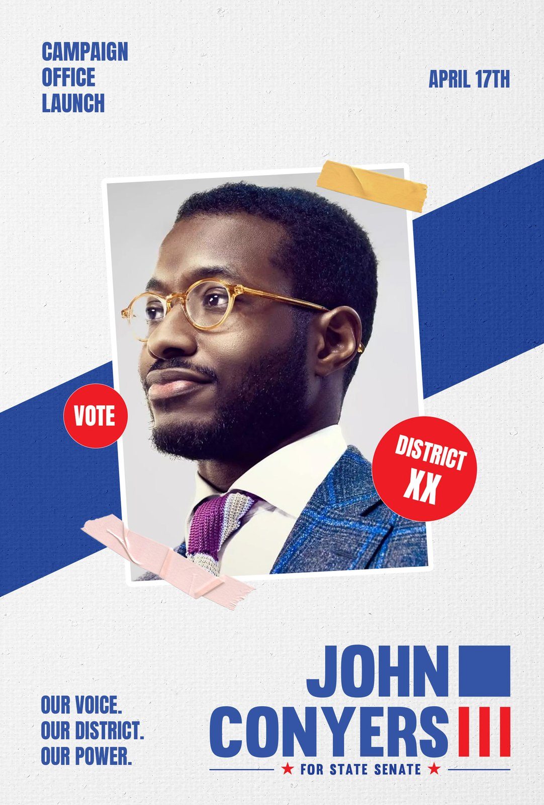 Campaign flyers, archive, draft two