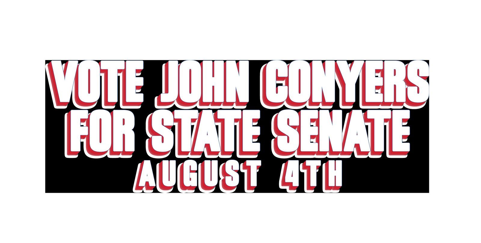 Lawn sign, version one