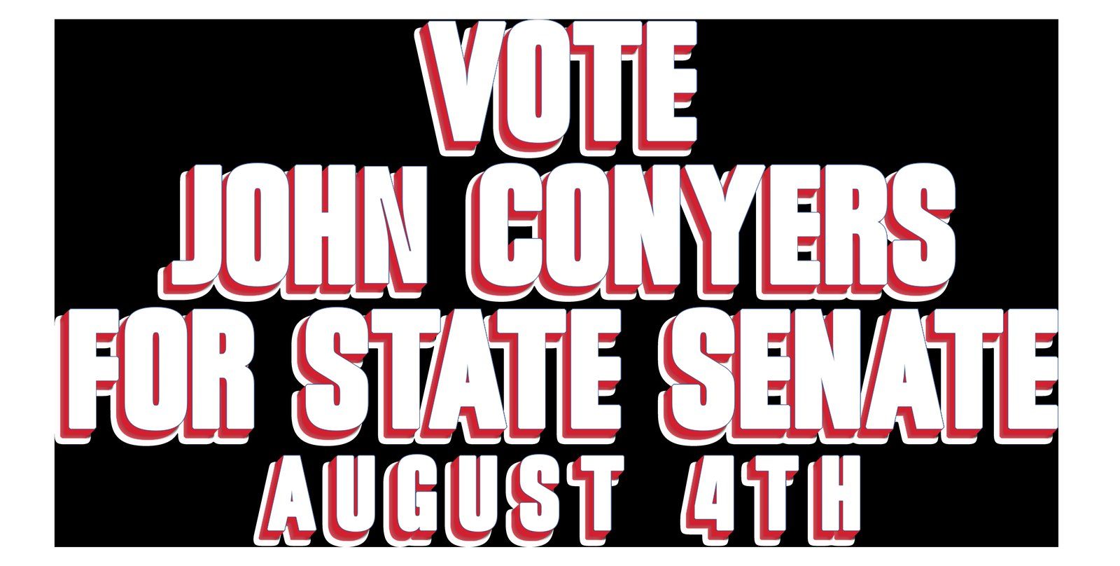 Lawn sign, version three
