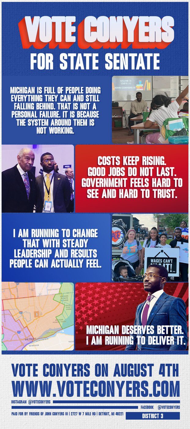 Campaign lit, front