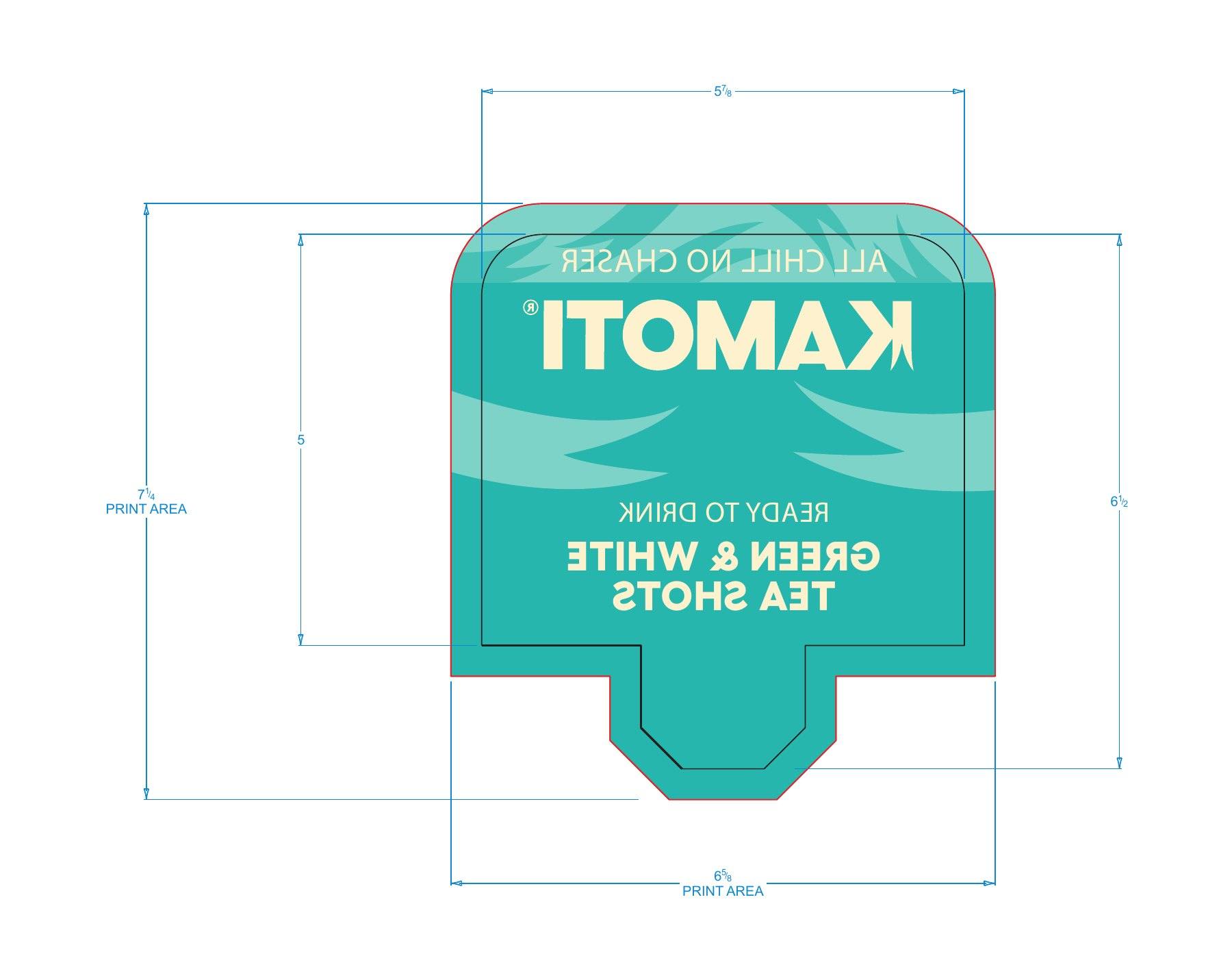50ml counter display header