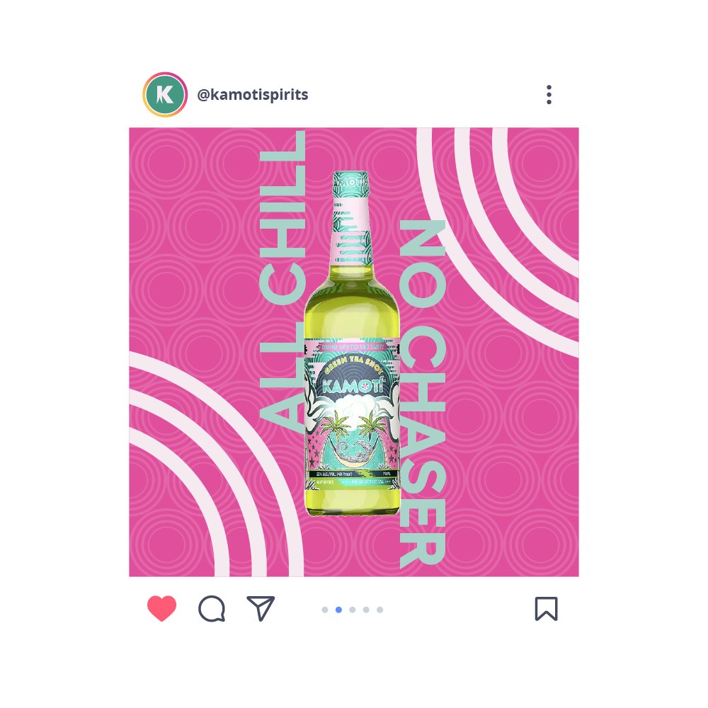 All Chill, No Chaser, in the @kamotispirits feed