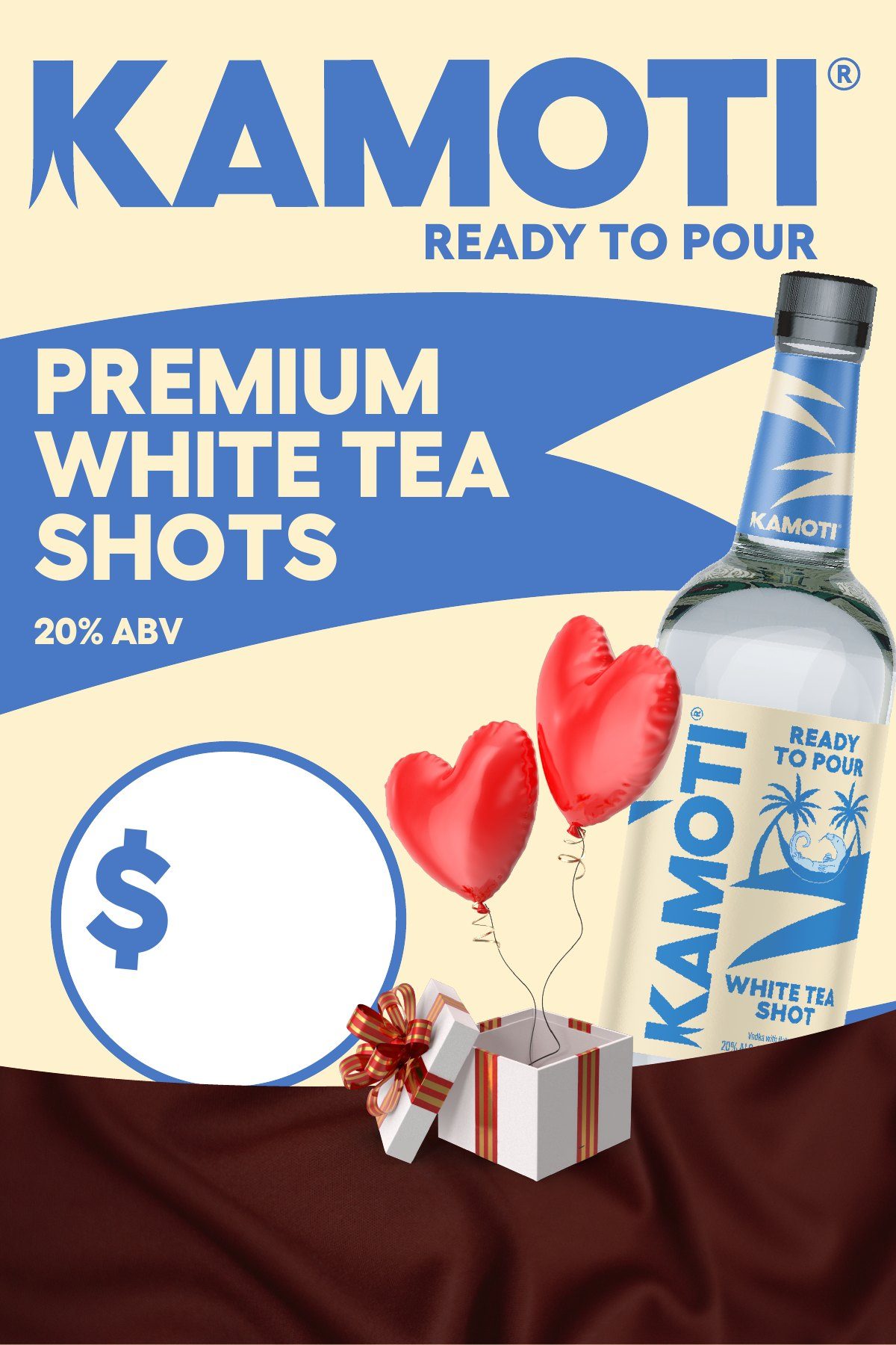 Valentine’s Day, poster, white tea