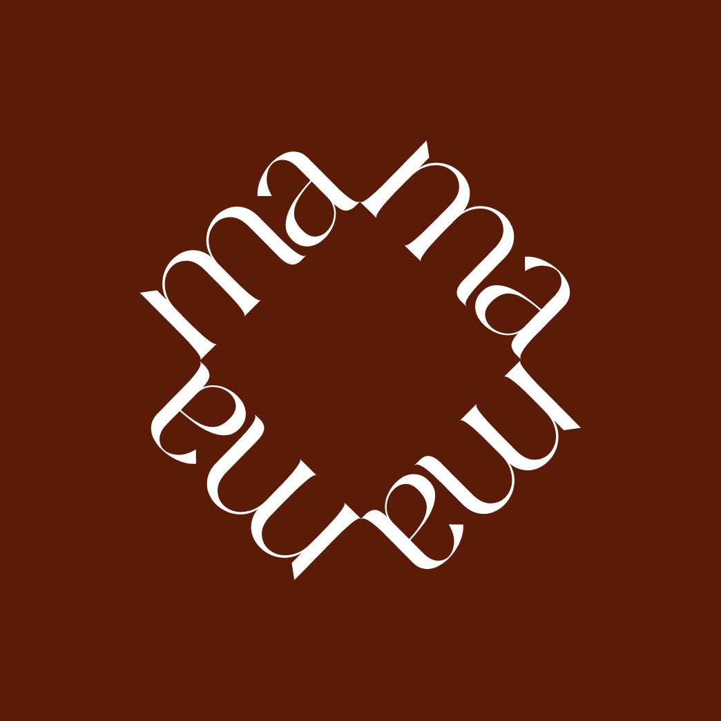 The pattern mark in oxblood