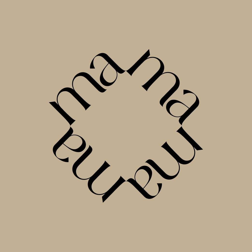 The pattern mark in tan