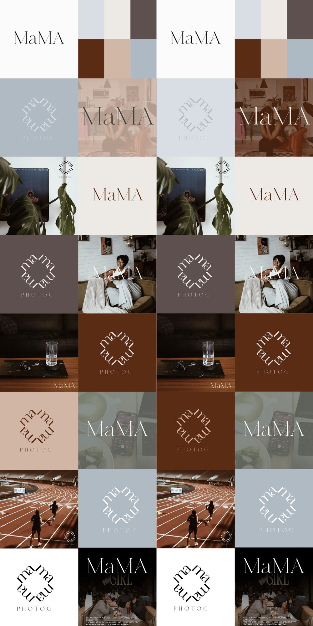 Style tile v1 and v2 shown side by side