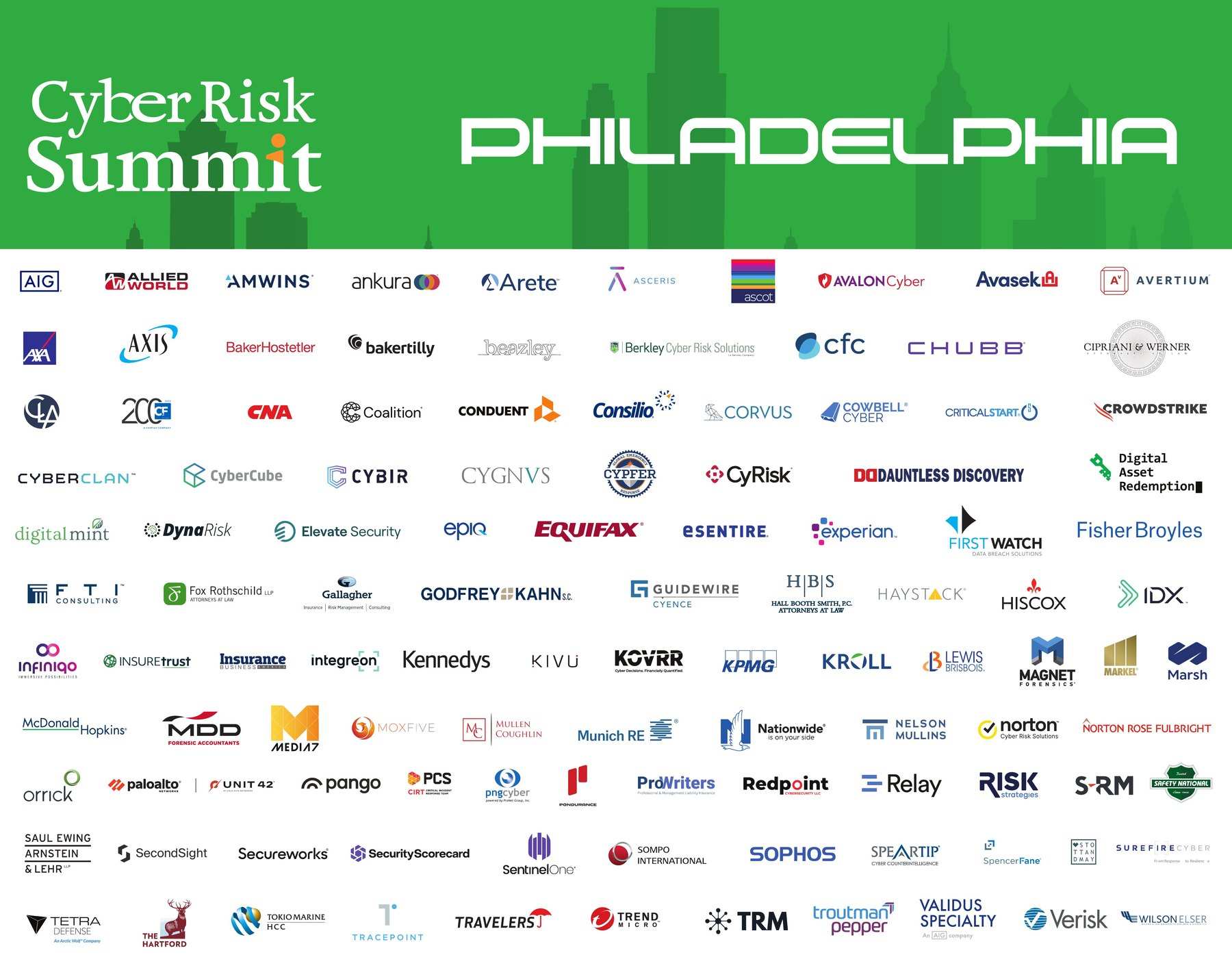 Sponsor logo wall