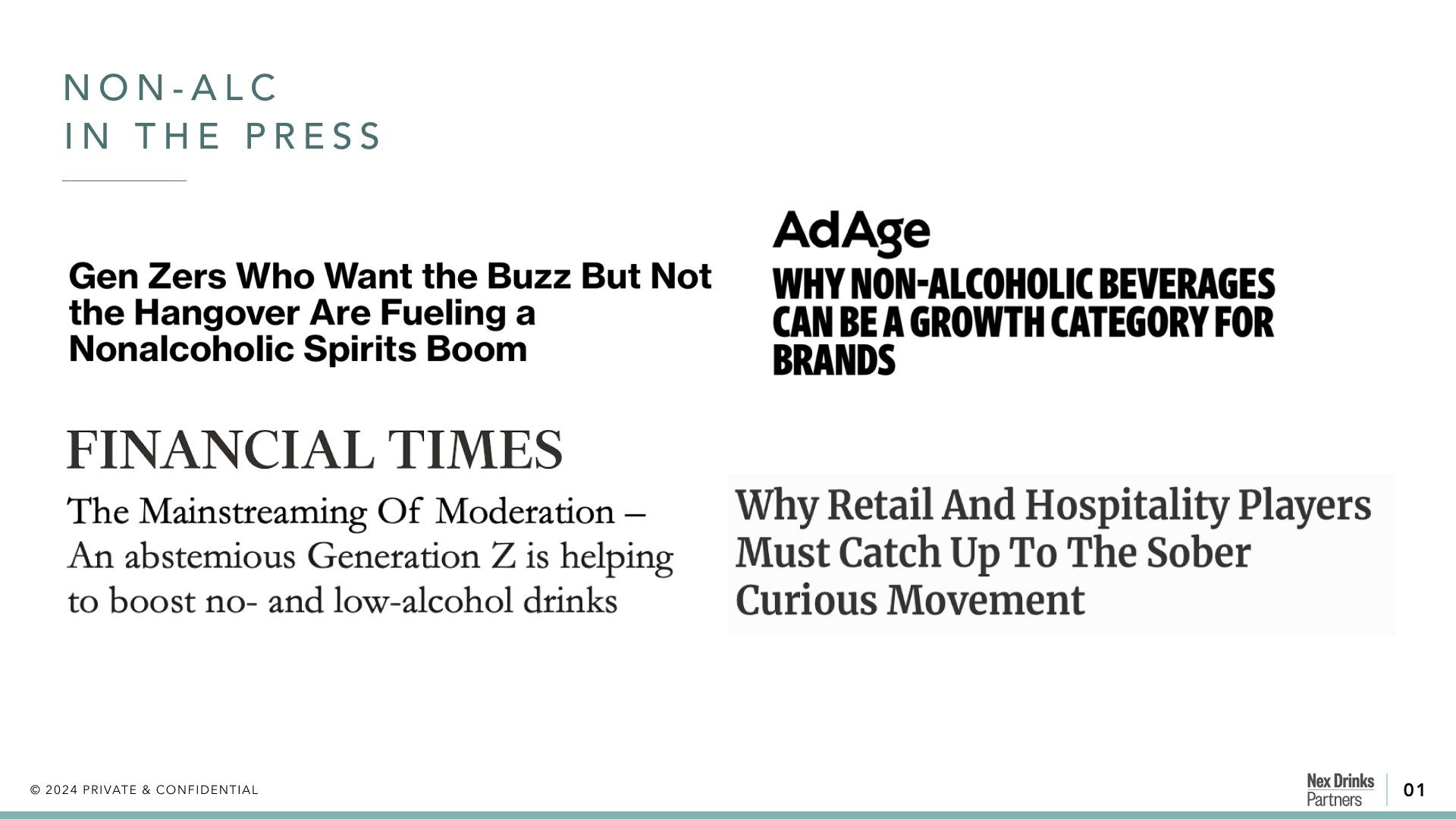 Non-alc in the press