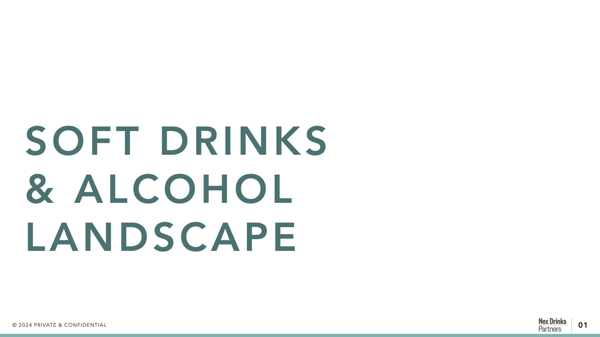 Soft drinks and alcohol landscape