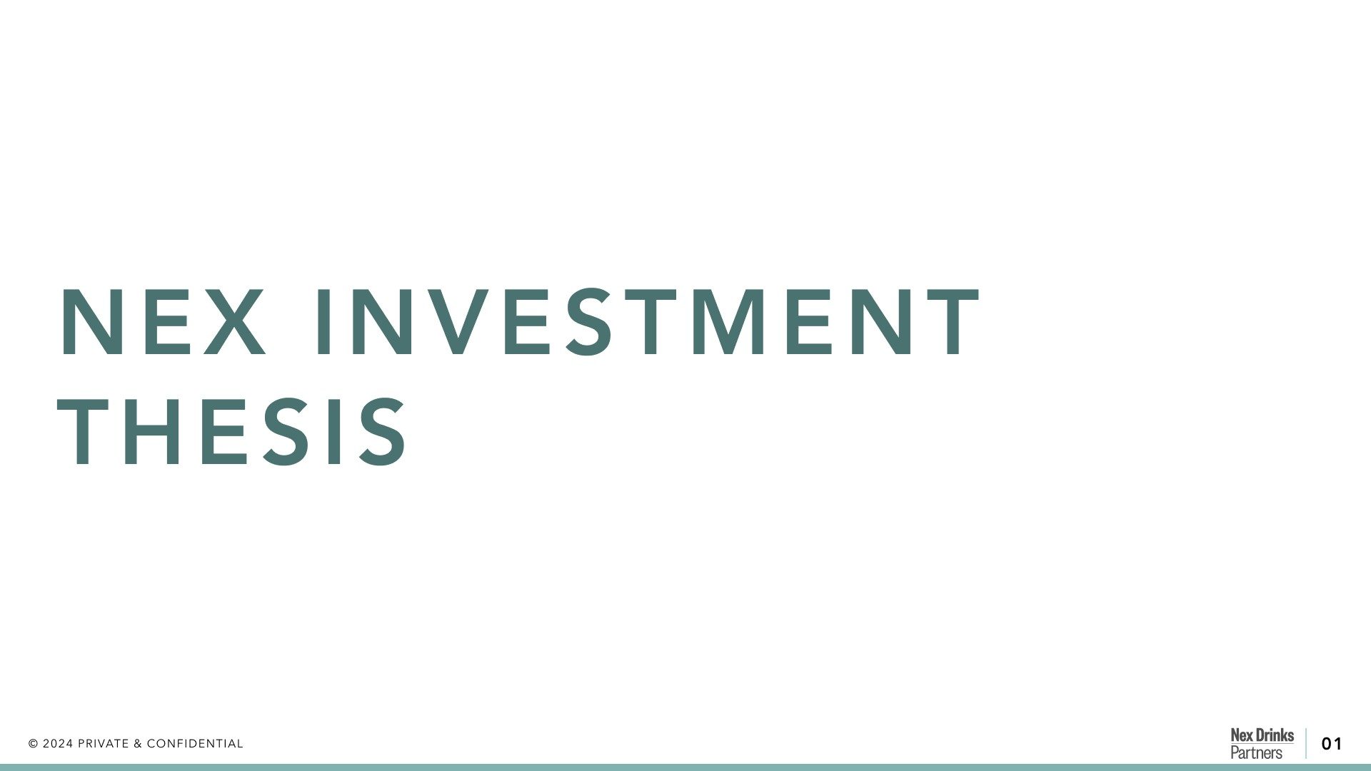 Full deck page: Nex investment thesis
