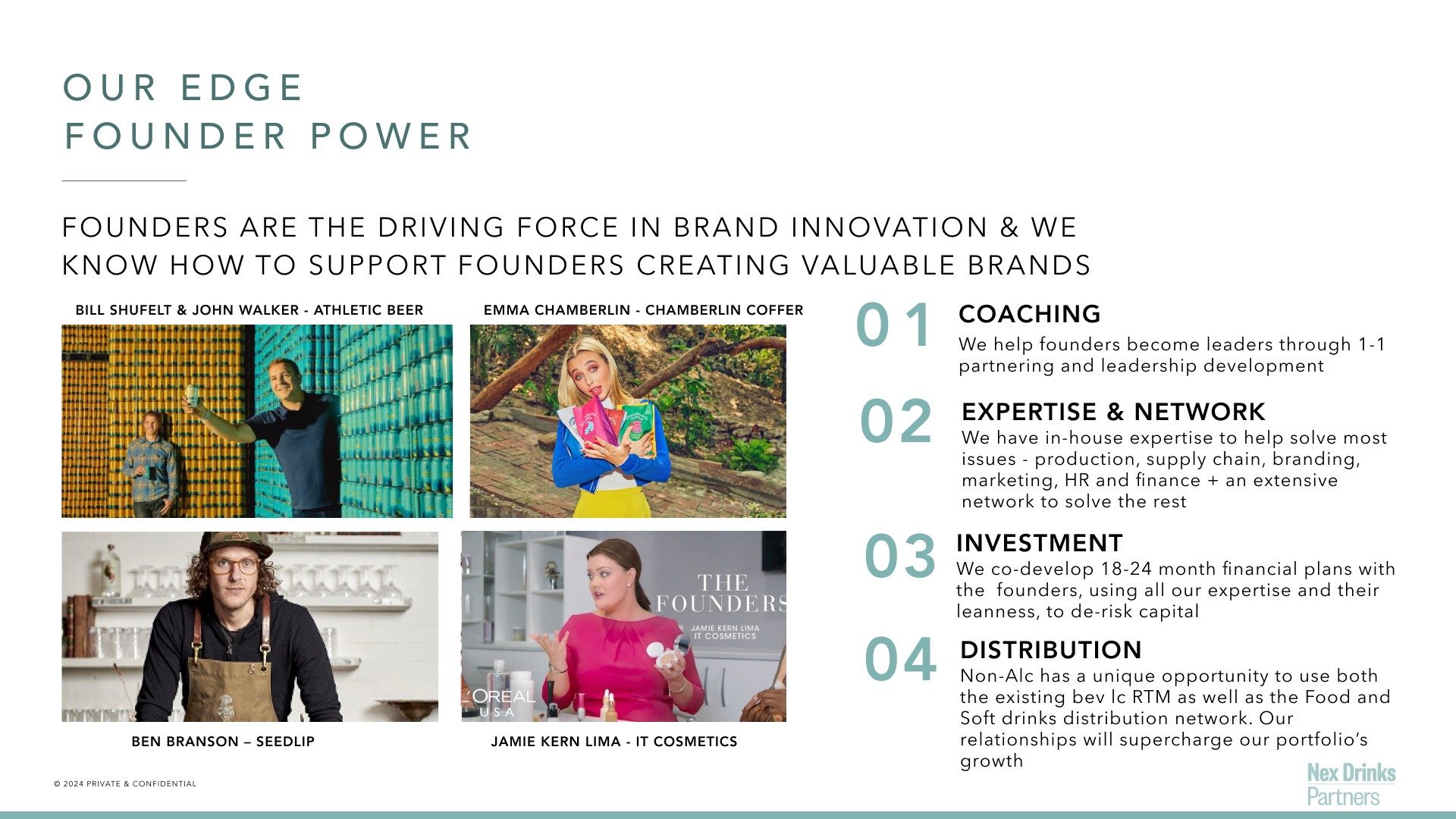 Our edge, founder power