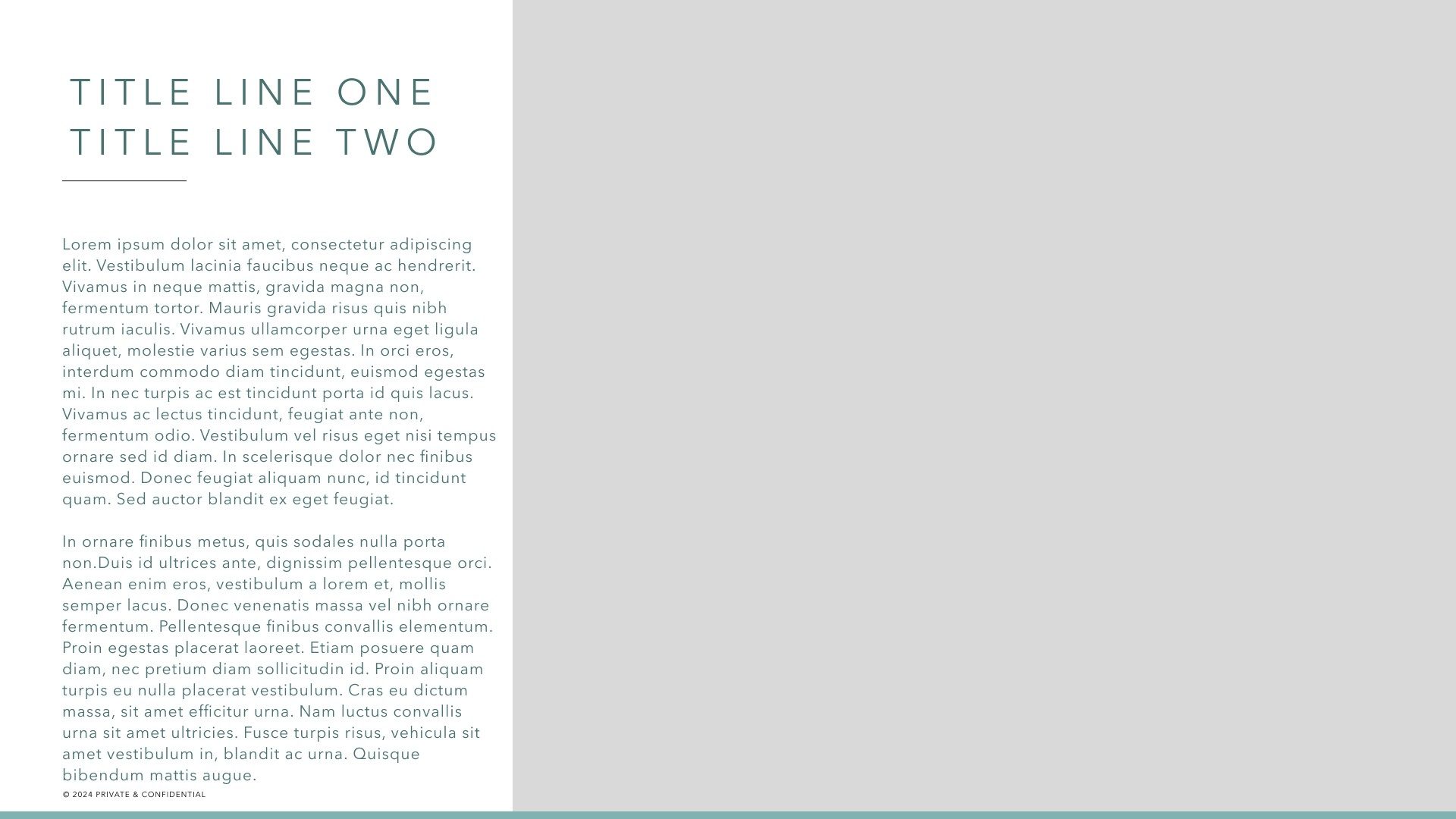 Content, two columns and an image
