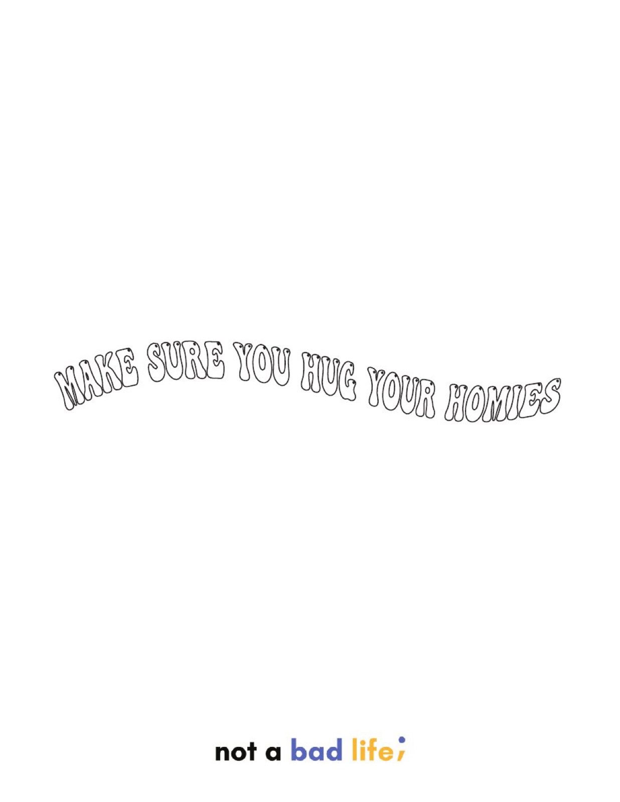 Arc headline drawn as outline, wordmark at the foot