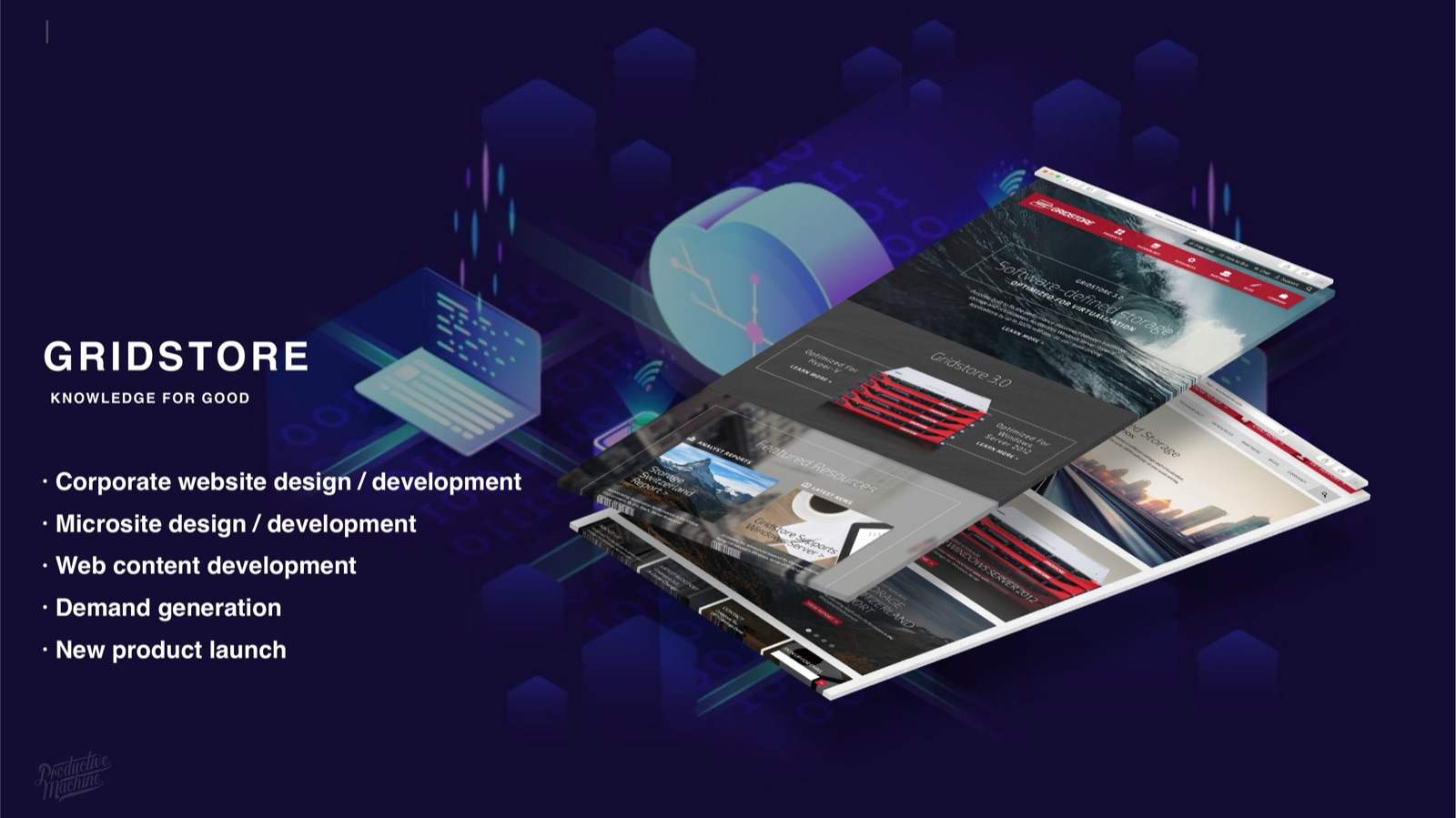 Productive Machine agency overview, slide 30 of 38