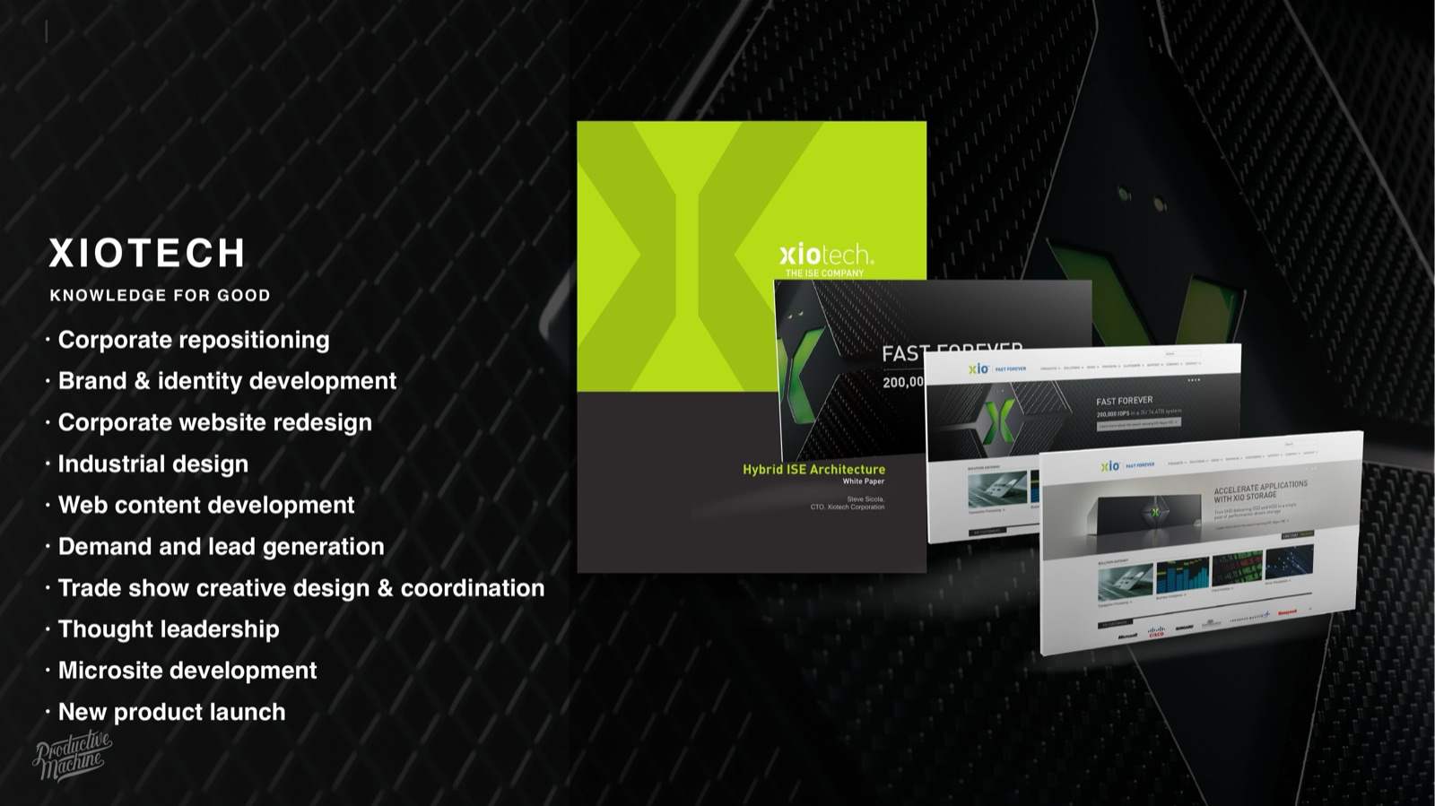 Productive Machine agency overview, slide 36 of 38