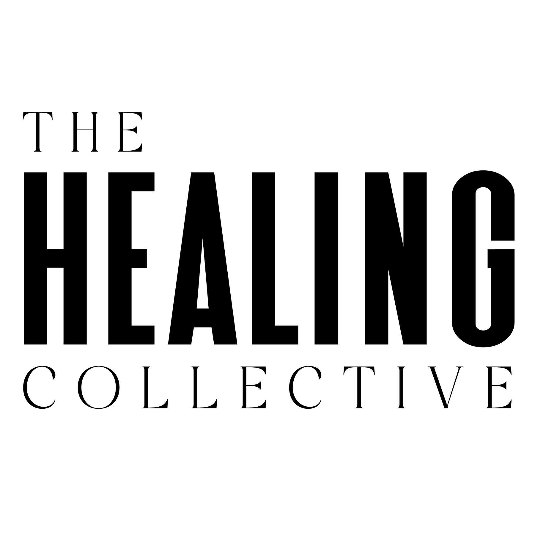 Logo, black and white