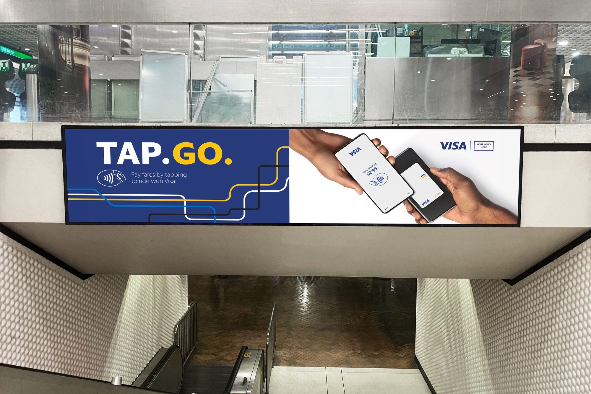 Visa corridor, third wall, final
