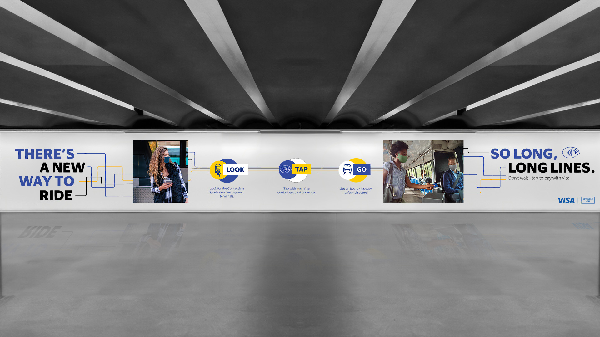 Visa corridor, before