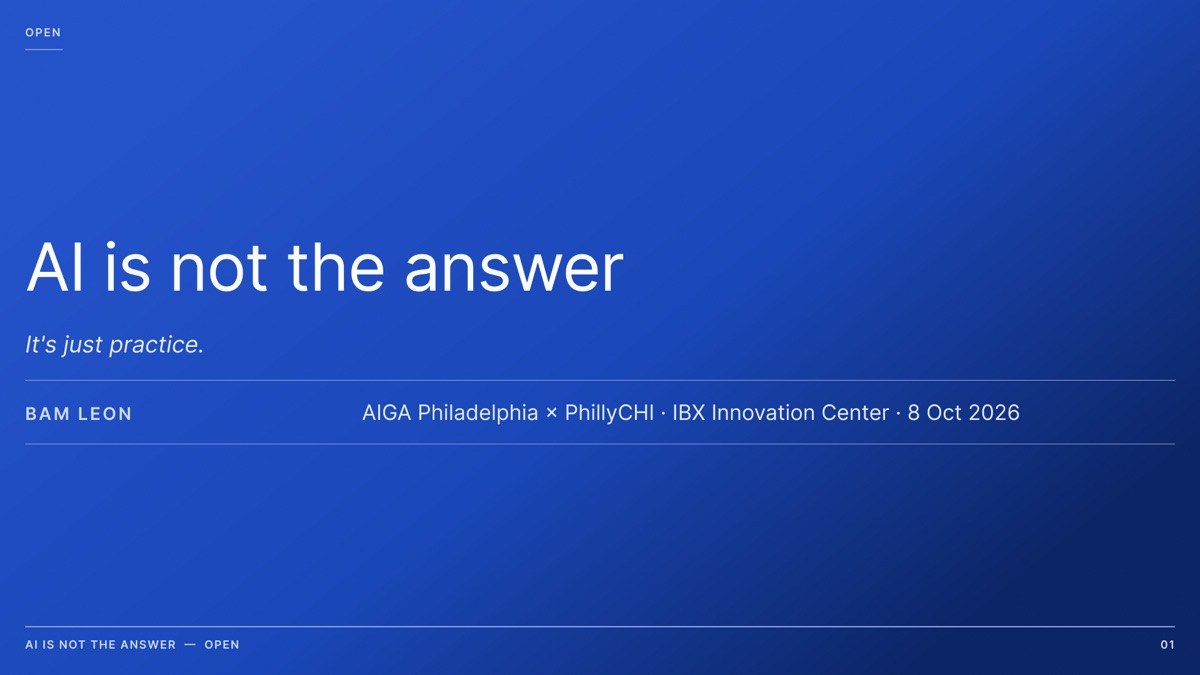 AI Is Not the Answer