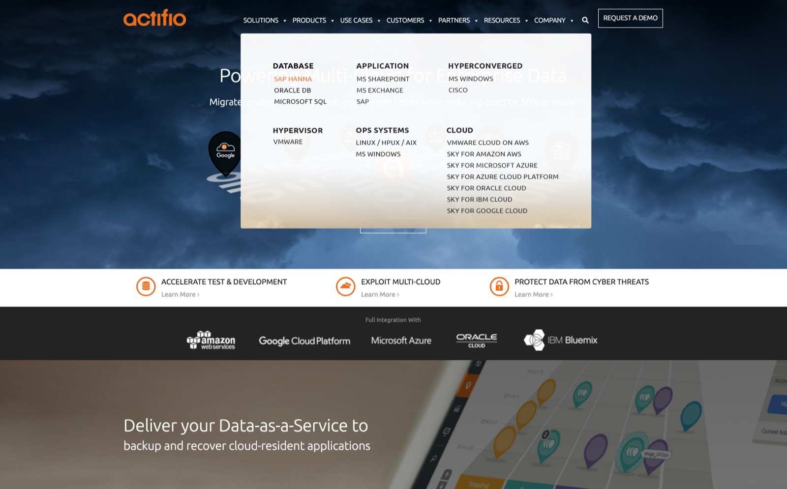 Homepage navigation exploration, state 1 of 6