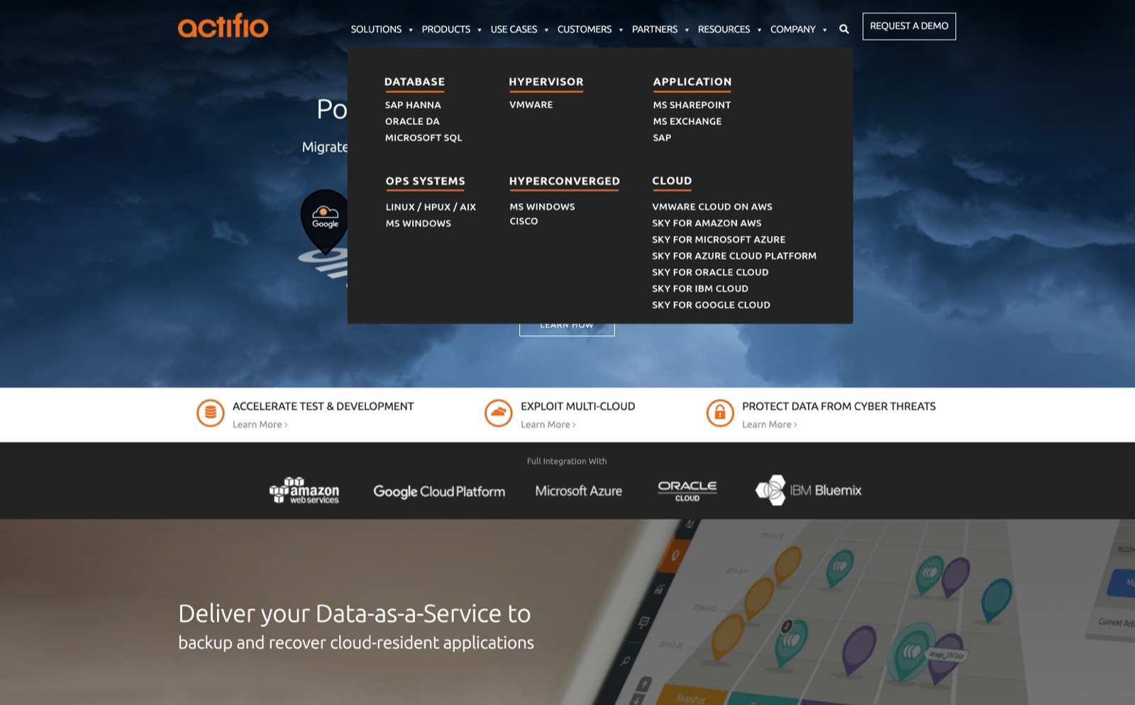 Homepage navigation exploration, state 5 of 6