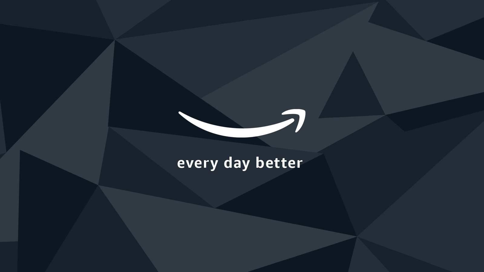 Every day better end card, on a dark ground